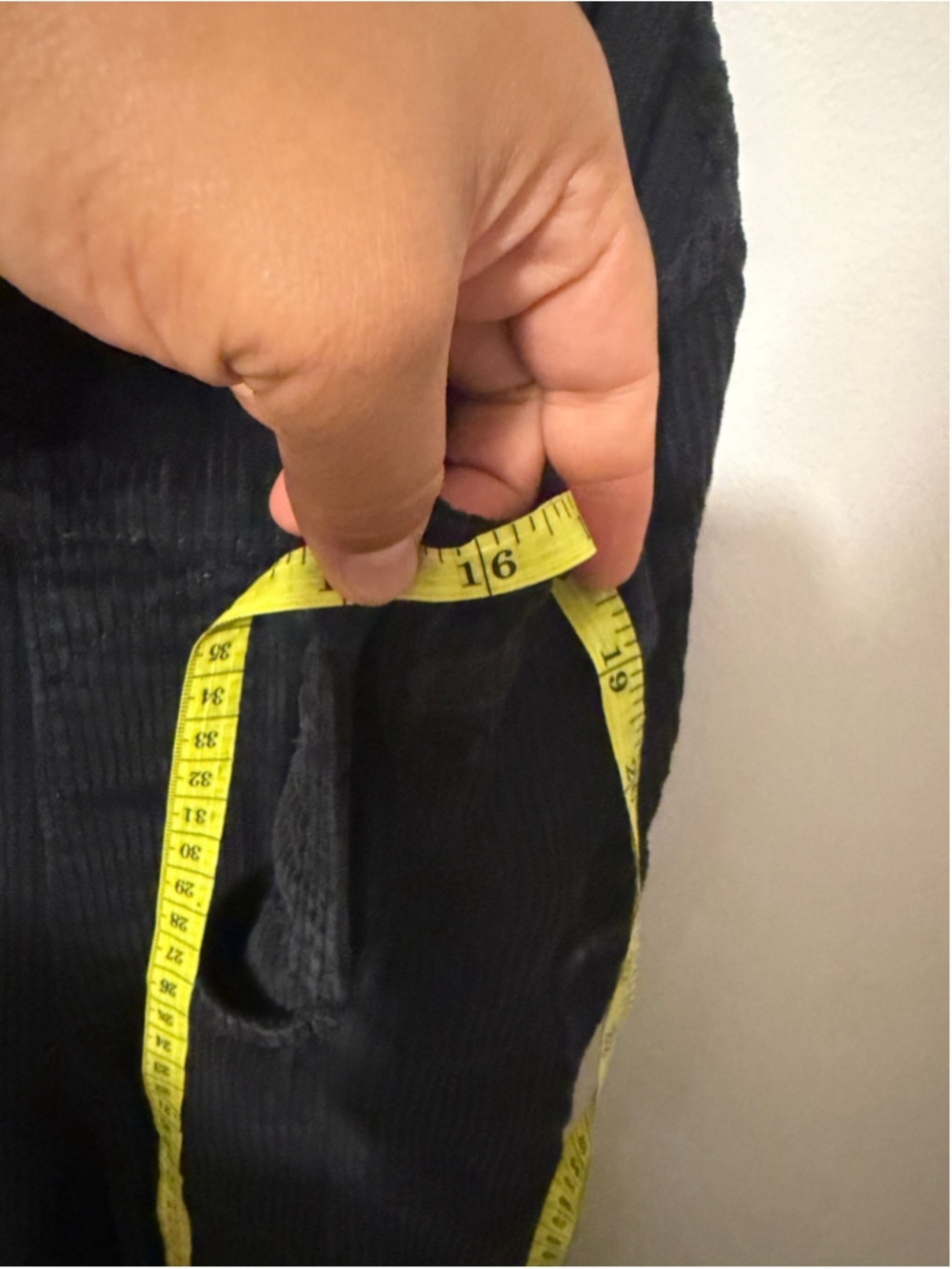 We the free Black Corduroy Overalls Women’s Strap Wide Leg Casual Dungarees X - Picture 5 of 6